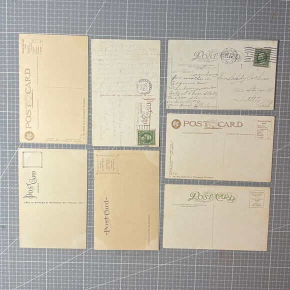 Vintage San Francisco, California Historic Architectural Postcards. (7). - Picture 2 of 2